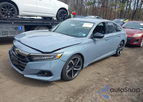 2021 Honda Accord Sport from USA, damaged, VIN 1HGCV1F39MA083810